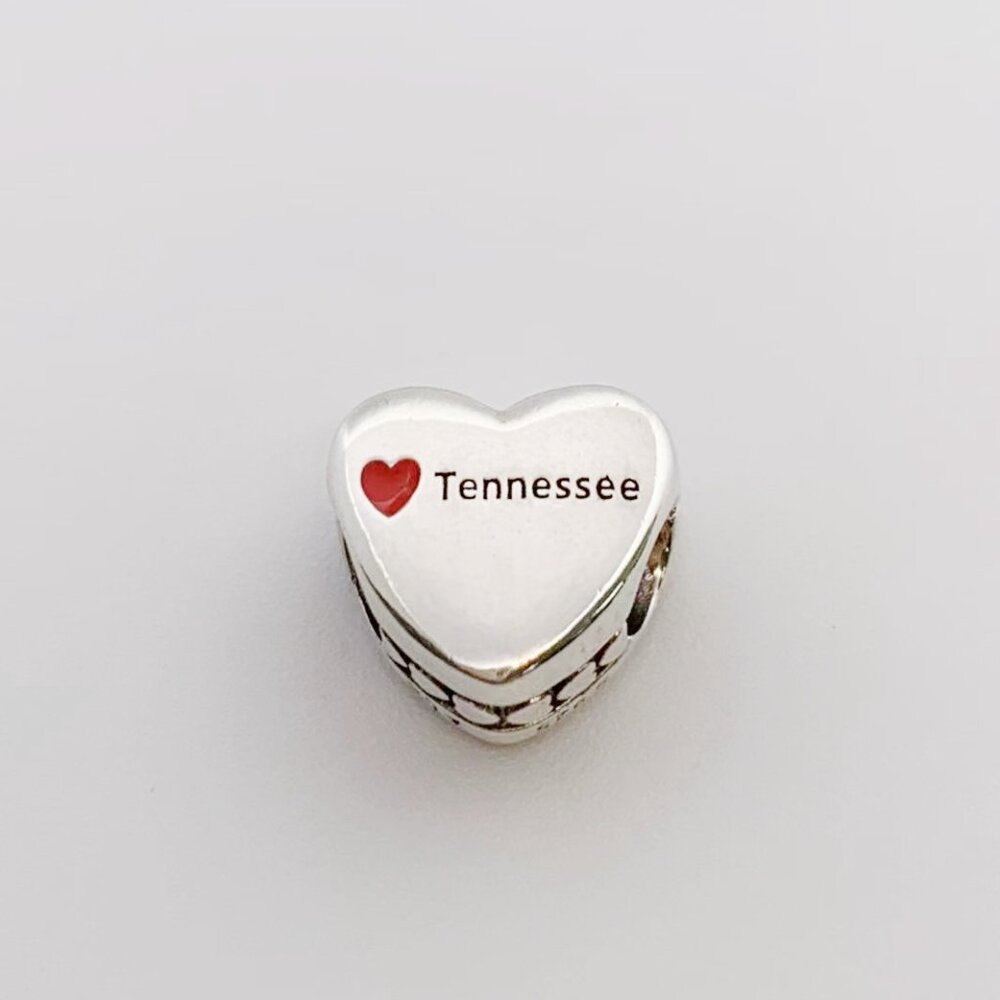 Pandora Tennessee Flag Heart Charm View 2